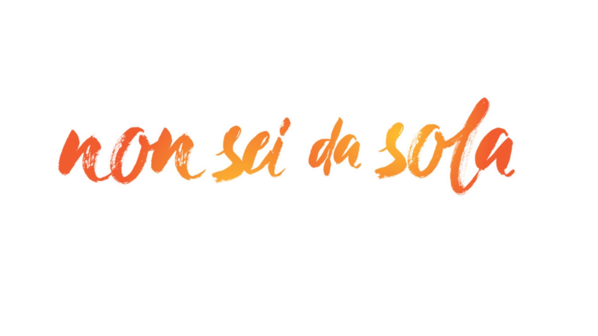Logo scritta NON sei da sola