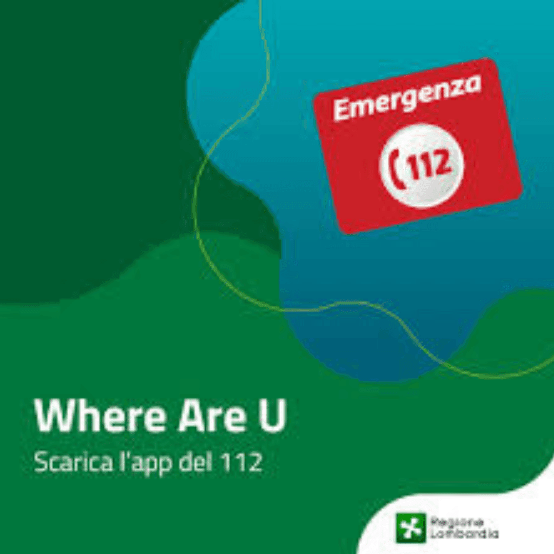 APP 112  Where ARE U - l'App che può salvarti la vita