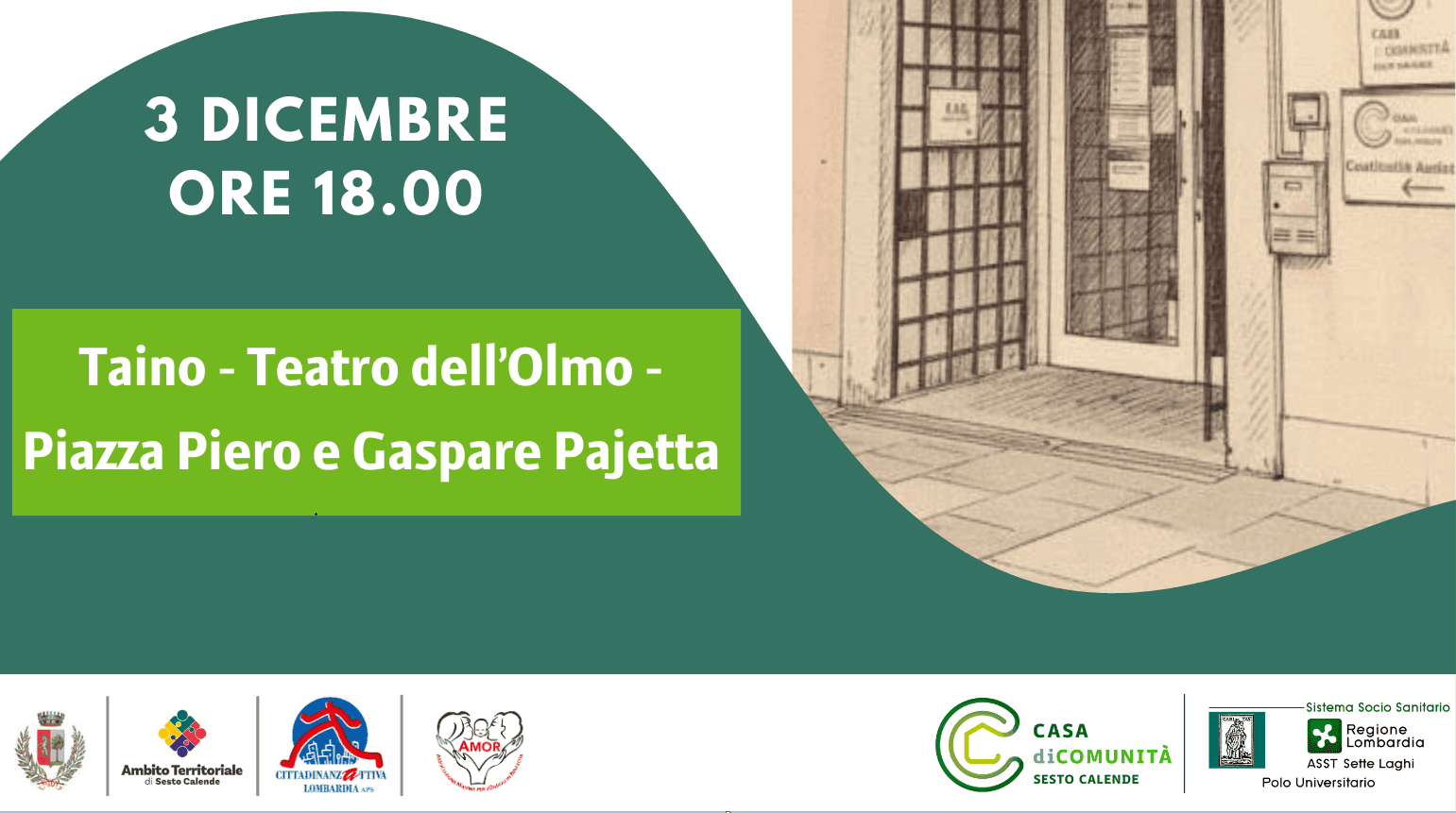 La Casa di Comunità di Sesto Calende “in tour” – Secondo appuntamento a Taino