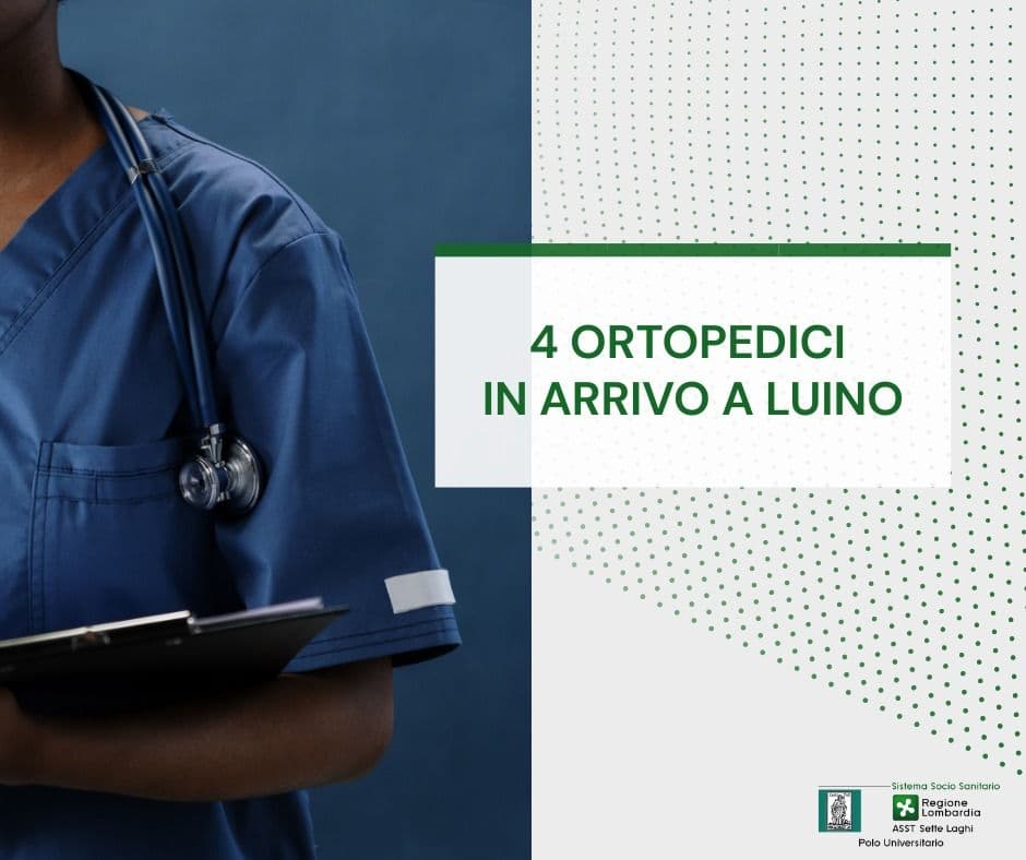 4 ortopedici in arrivo a Luino