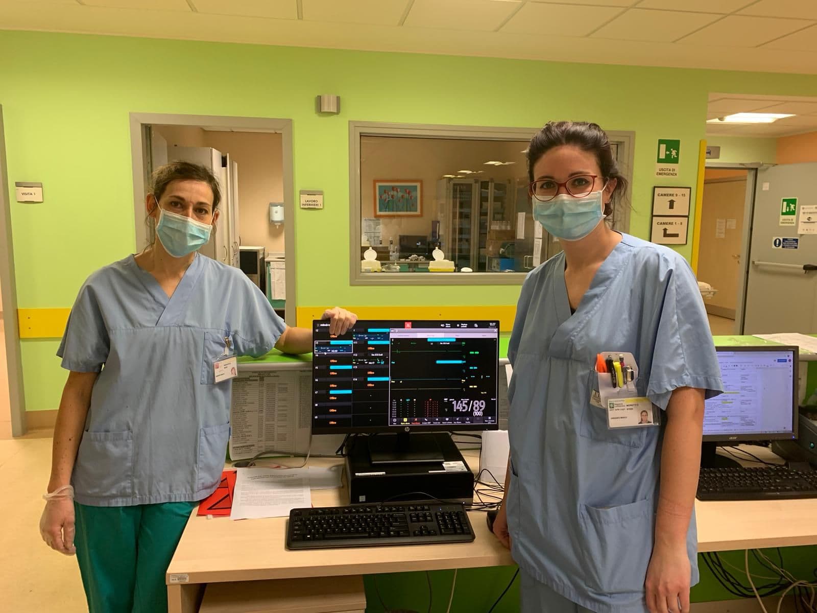 Sistema di telemetria installato nella Medicina ad Alta Intensità