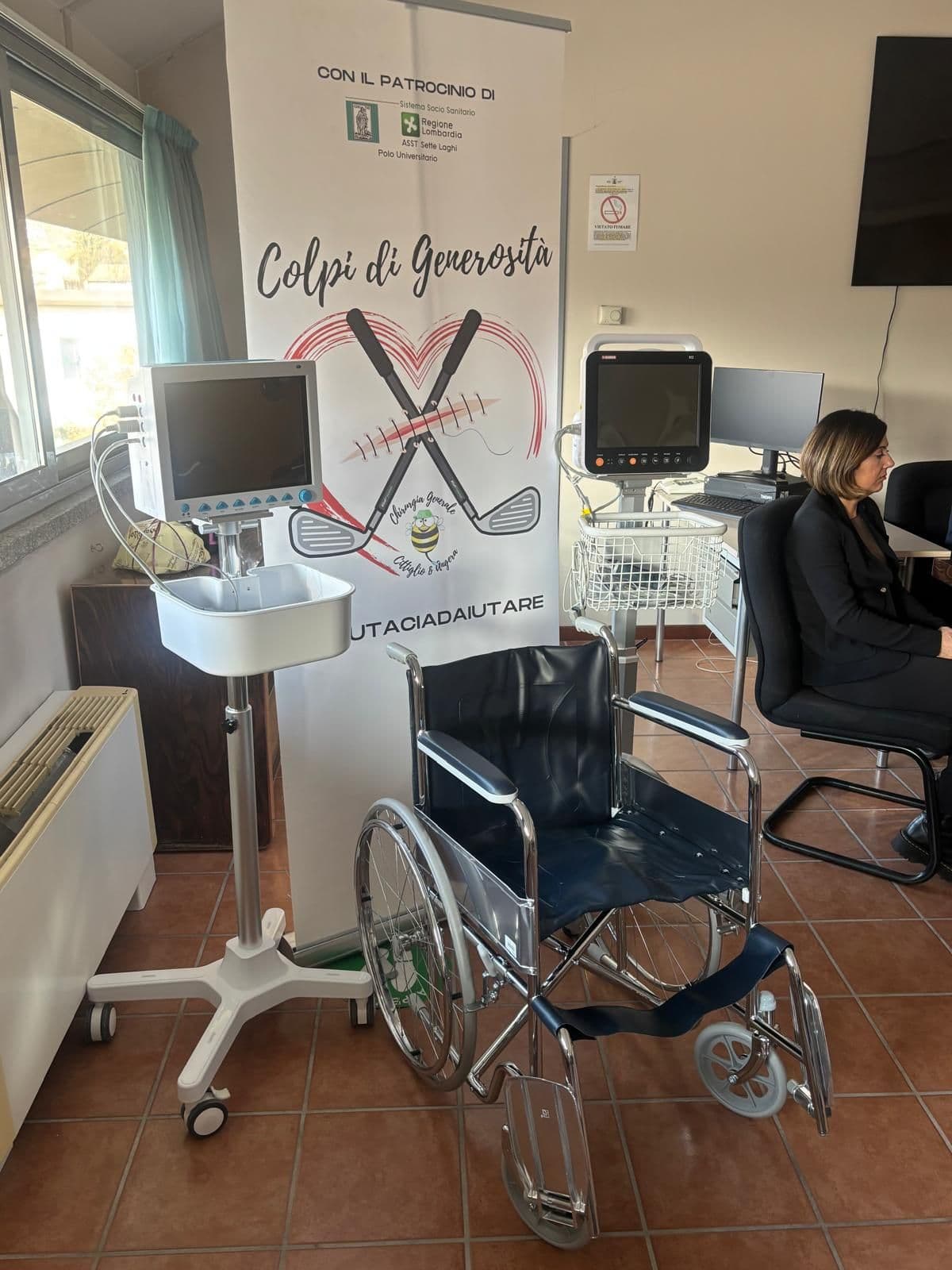 Una donazione per la Chirurgia di Cittiglio e Angera a colpi di mazza da golf